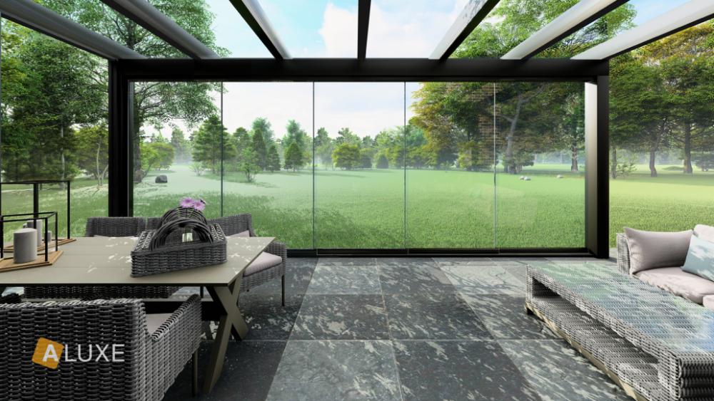 Pergoly a stínění zimních zahrad | Pergoly s pevnou střechou | Pergola ULTRALINE
